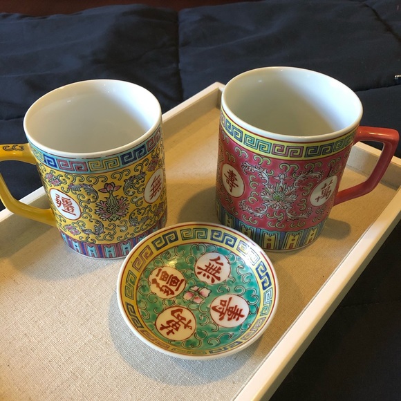 Teapot with Matching Mugs set - Picture 11 of 13